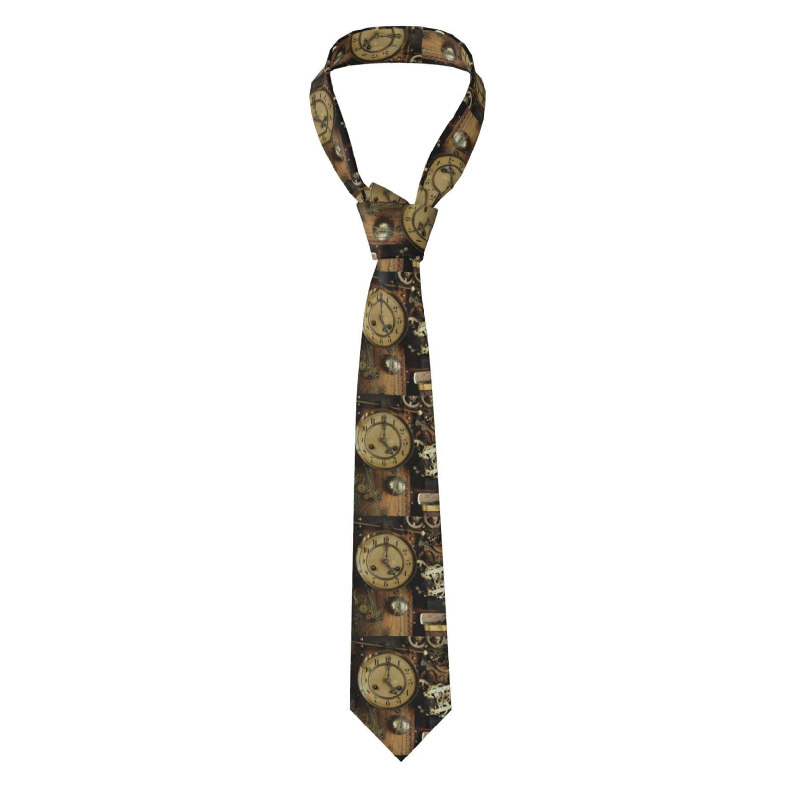 IFHSIGoe Corbata vintage Steampunk para hombre, corbata de cuello para fiesta, boda, negocios, formal, gran regalo para hombres, Como se muestra en la imagen, Taille unique
