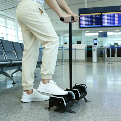 Rascador de botas: cerdas rígidas de doble cara resistentes para eliminar el barro al aire libre, ideal para botas de senderismo y fútbol, perfecto para entradas de jardín