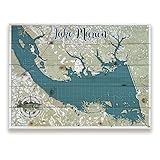Lake Marion, SC Wall Art | 18' X 24' | Artwork and Map Printed on Wood Slats for Unique Pallet Style Map Home Décor | Ready to Hang & Fully Assembled | Perfect Gift for the Perfect Place