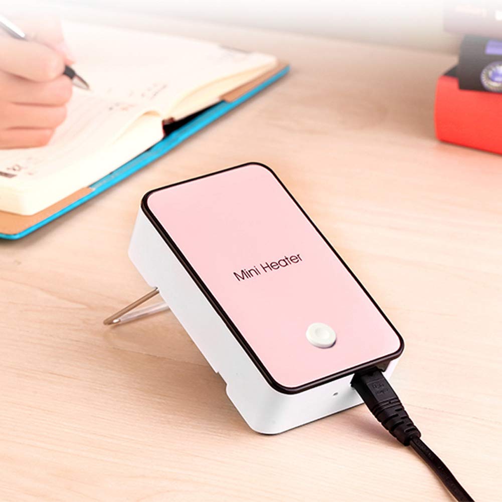 Unipampa Mini Chauffage Céramique 500W - Portable, Silencieux Et Sécurisé | Pour Bureau Et Chambre