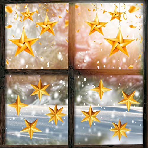 Glitzkind Fensterbilder Weihnachten | Weihnachtsdeko Fenster-Sticker...