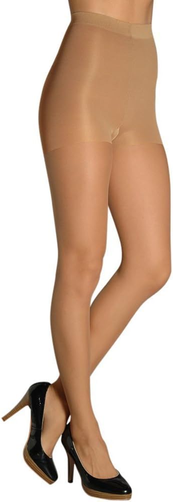 Berkshire Womens Ultra Sheer Control Top Sandalfoot 4415 Pantyhose, City Beige, 1 US