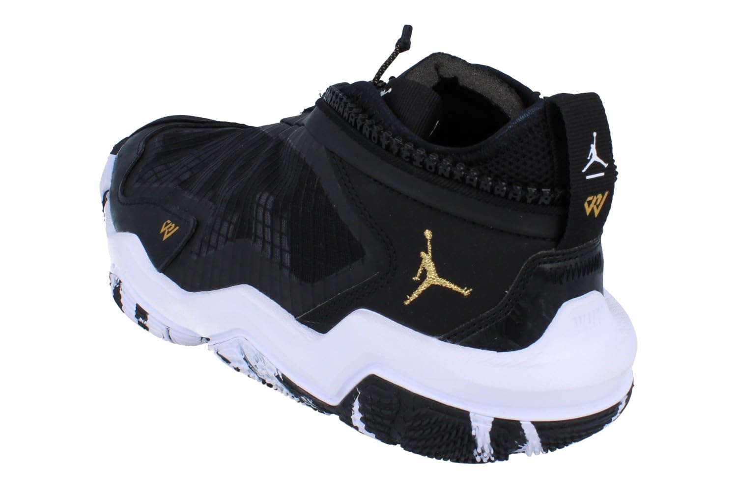 Nike Air Jordan Why Not .6 GS Basketball Trainers DO7191 Sneakers Shoes (UK 5.5 us 6Y EU 38.5, Black Metallic Gold White 071)