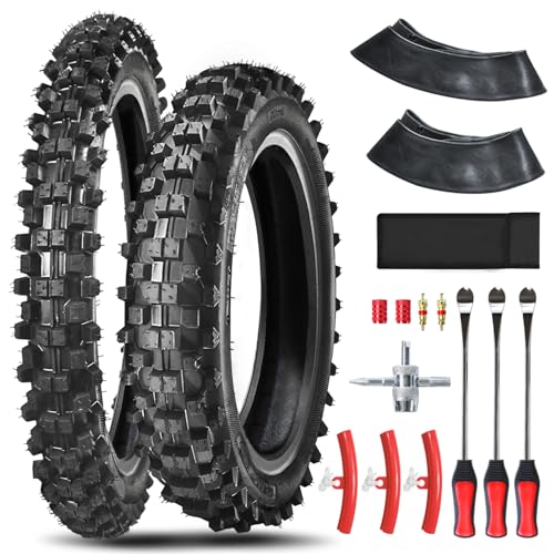 HOOUP Dirt Bike Rear 90/100-14 3.00-14 Front...