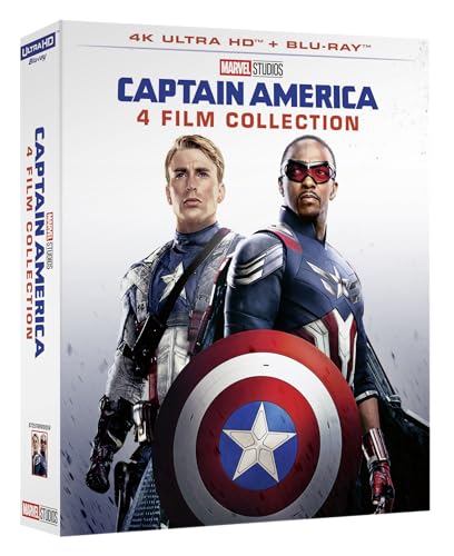 Blu-Ray 4K Uhd Captain America - 4 Film Collection (4 4K Ultra Hd)