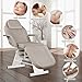 V VDLONSY Facial Chair Massage Table 73inch Adjustable Tattoo Chair for Artist with Stool Facial Bed for Spa Beauty Esthetician Gray
