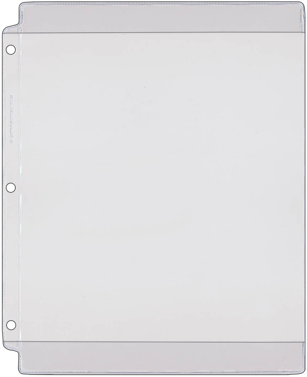 StoreSMART - Open Face Frame - Binder Page - Letter Size - Pockets on Short Sides - 50 Pack - SPT2681S-50