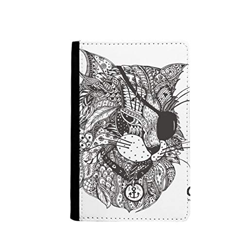 Étui portefeuille voyage passeport chat idée cadeau originale pour globetrotteur