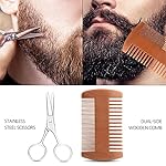 Gifts for Fathers Day, Beard Kit for Men, Beard Growth and Grooming Kit w/Beard Oil Beard Balm Beard Brush Beard Comb Beard Scissors, Birthday Gifts for Men Dad Husband Him Grandpa Boyfriend Brother - Image 4
