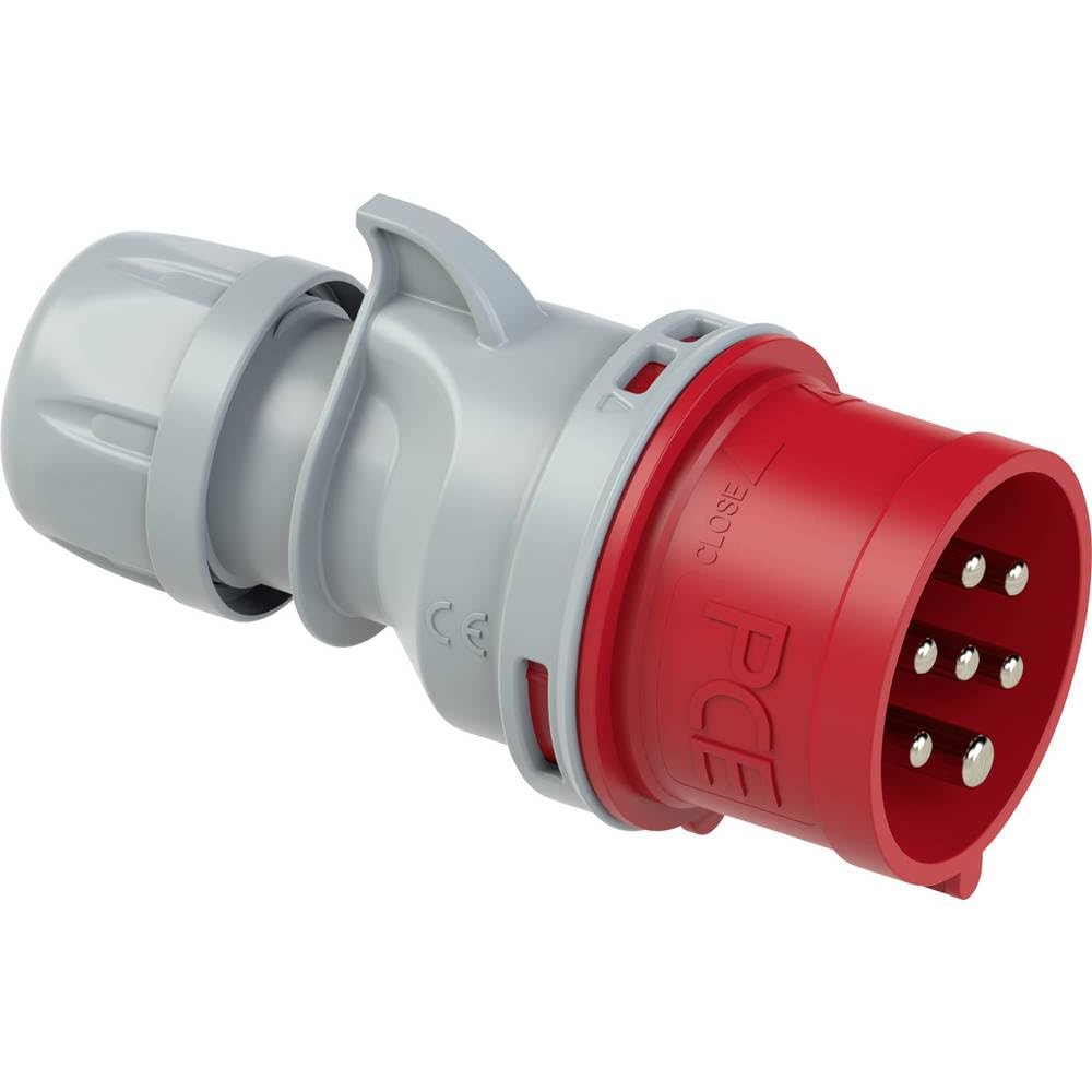 PCE Mâle CEE 16 A 7 pôles Shark 017-6v 400 V Rouge, Gris 1 pc(s)