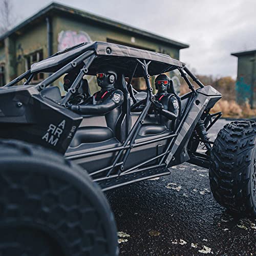 Arrma Rc Truck 1/7 Fireteam 6S 4Wd Blx Speed Assault Vehicle Rtr (Batteries And Charger Not Included), Ara7618T1, Black #TOP4