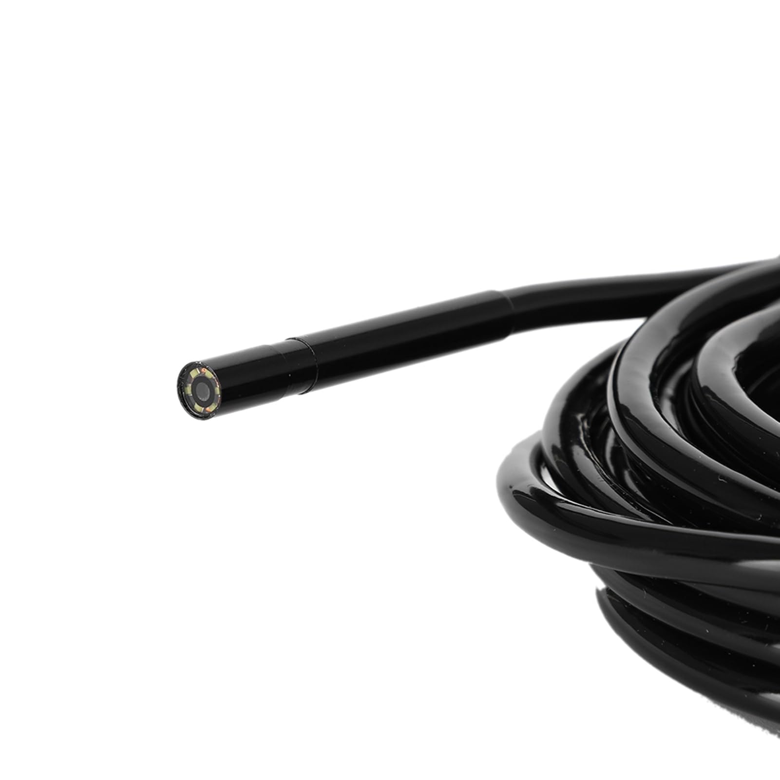 Endoscopio WiFi de 6 Luces LED, Cámara de Inspección de Boroscopio USB para Teléfonos Inteligentes iOS/Android - Lentes Impermeables IP67, Diámetro de Lente Mini de 0.2 Pulgadas,(5m Cable)