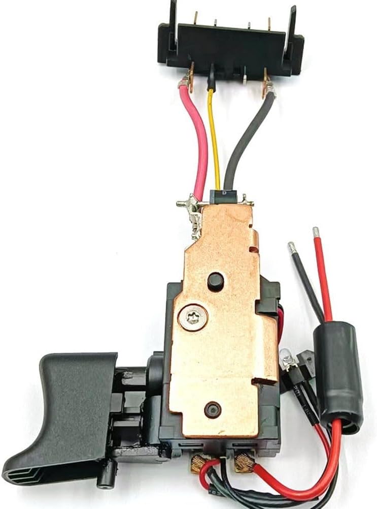 Drill Trigger Switch Compatible with DCD771 DCD771C2 TYPE1 N868642 N335379 Black Plastic Power Tool Replacement Part