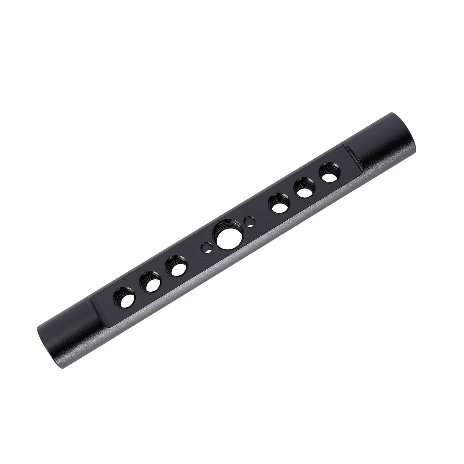 NICEYRIG 5 Inch 15mm Rod Aluminum Alloy Cheese Rod with 1/4 3/8 Locating Holes Applicable for DSLR 15mm Rod Rail System - 544