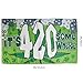 UNITED IMPORTS It's 420 Somewhere Marijuana Flag 3x5 FT Party Banner Home Holiday Wall Decor Cool Flag Weed Pot 4:20 Hippie Dorm Funny Flag