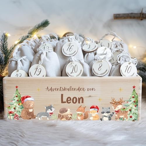KIDSMOOD - Personalisierter Adventskalender 2025 für Überraschungen,...