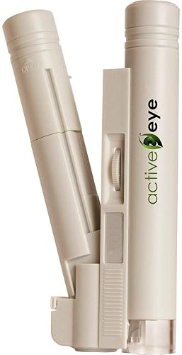 Hydrofarm Active Eye AEM100, microscopio de aumento de 100x, 4-12 pulgadas de largo por 7-14 pulgadas de ancho