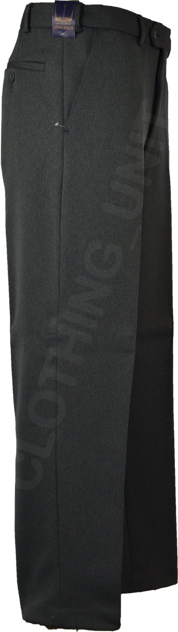 Mens Expand-A-Band Cavalry Twill Trousers/Pants Self Adjusting Waist Band (32/29, Charcoal Grey)