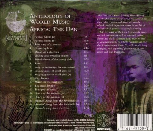 Anthology of World Music: Africa - The Dan