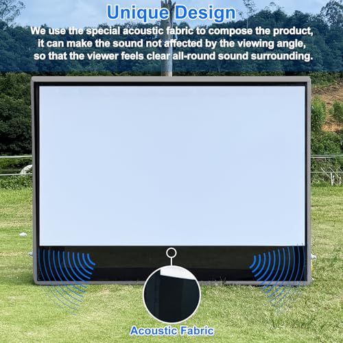 Pantalla Inflable SAYOK 10FT para Proyector Exterior miniatura 4