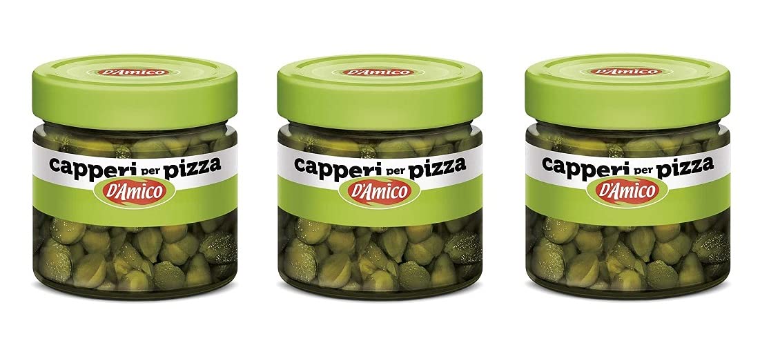 D'Amico Capperi alcaparras por pizza cristal 100 g