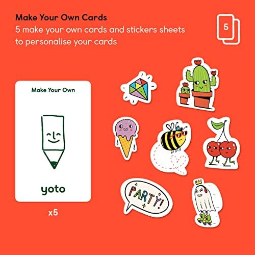 Yoto Make Your Own Cards – 5 Blank Audio Cards for Use with Yoto Player & Mini All-in-1 Audio Player, Record & Play Stories Music Radio Podcasts Birthday Messages & Fun Educational Learning Activities 2 51b9km1JSlL. AC