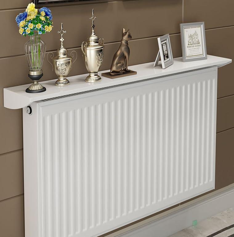 Radiator Shelf - Dust-Proof Heater Cover for Home, 20-160cm Length, No Drilling Installation for Bedroom and Living Room