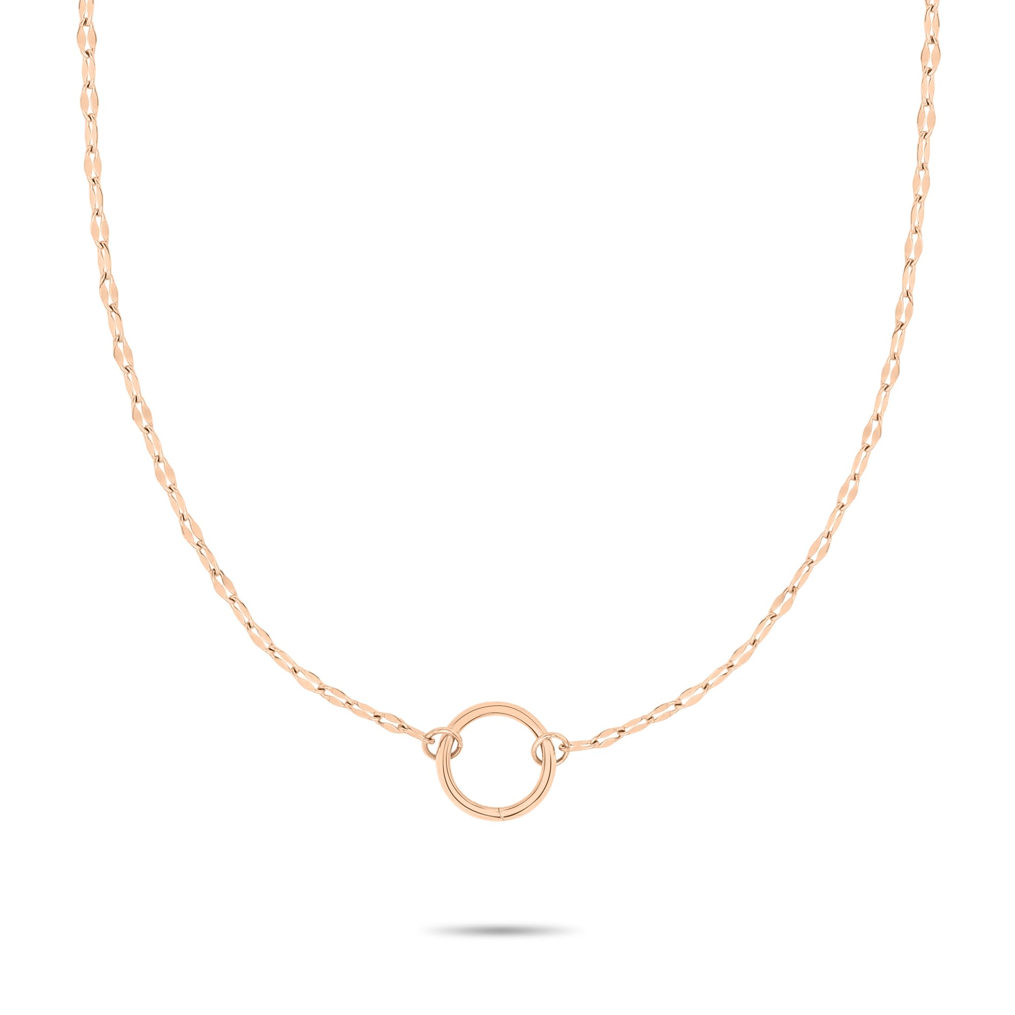 Tamaris Ladies Necklace TJ-0685-N-45 in Stainless Steel IP Rose Gold