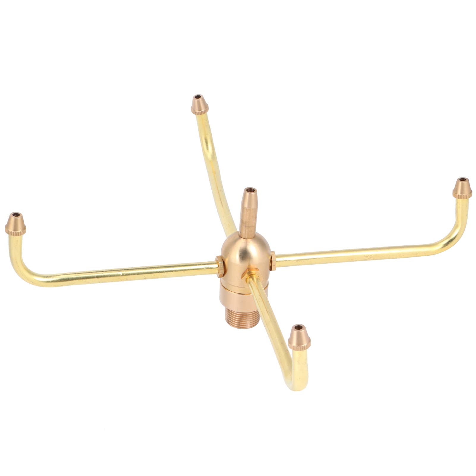 Boquilla Giratoria Para Fuente 4 Brazos Rociador Agua Jardín Estanque Con Rosca Hembra G1/2 Y Macho G3/4 Ideal Fuentes Decorativas Parques Y Espacios Públicos