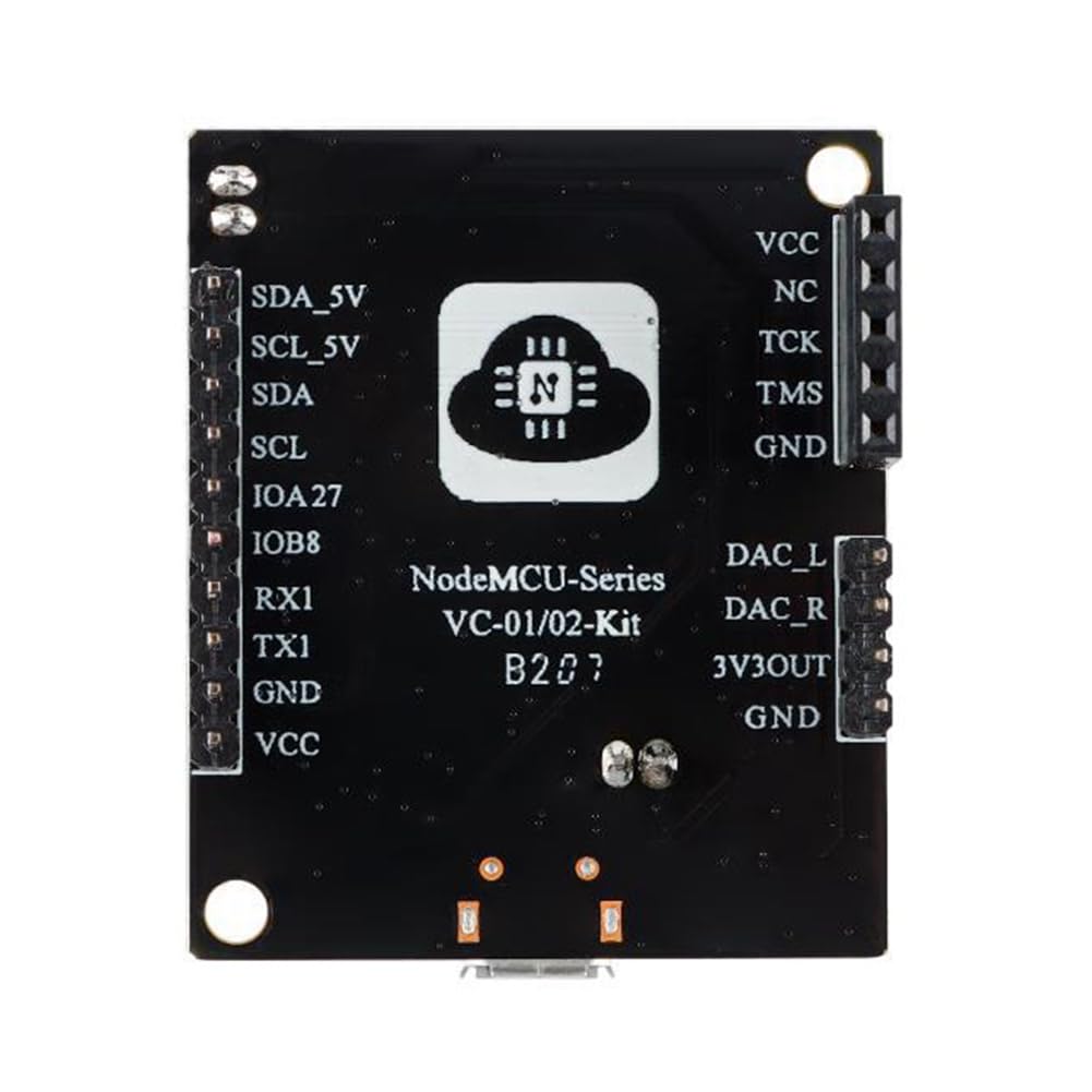 2 Pezzi -02-Kit AI Intelligente Scheda di Sviluppo Vocale Offline VC02 Modulo di Controllo Vocale di Riconoscimento Offline