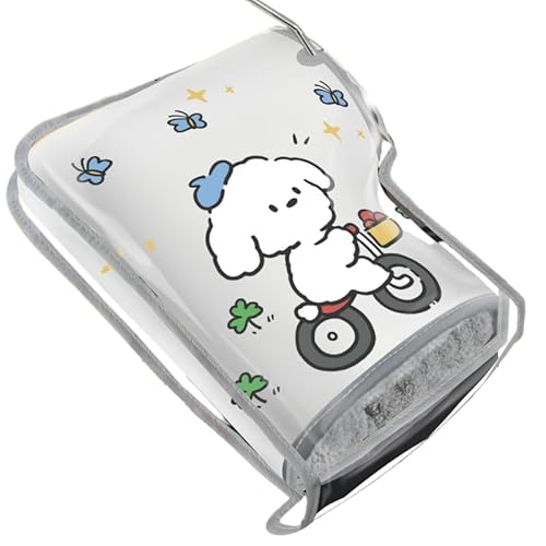 バイク用ハンドルカバー 厚め 裏起毛 長め 手首まで 完全防水 バイク ハンドルカバー 防水防寒 バイクハンドルカバー 表面PUレザー素材 反射シート付き 簡単取り付け フリーサイズ オートバイ/スクーター/原付/pcxなど対応ー 極厚 汎用 ハンドルカバ