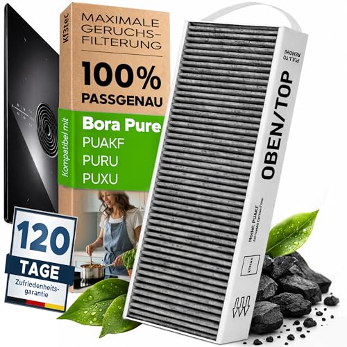 1 Aktivkohlefilter für Bora Pure PUAKF, für Ihr Umluftkochfeld PURU oder PUXU