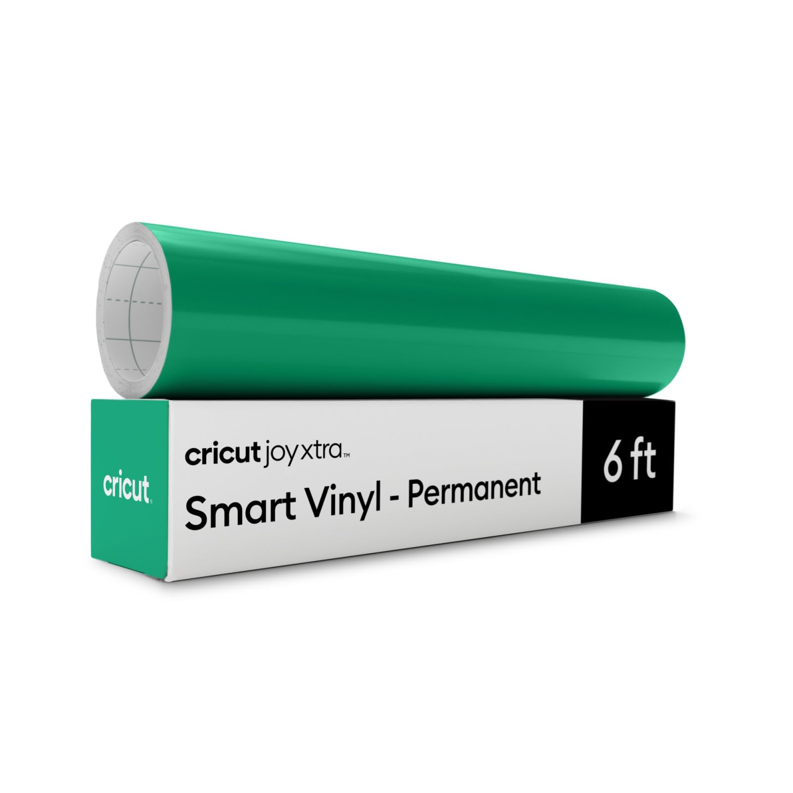 Cricut Joy Xtra Smart Permanent Adhesive Vinyl | 24.1 cm × 1.8 m | Green | Self-Adhesive Vinyl Sheet | Ideal for Customising Mugs, Bottles, Labels, Signs & DIY Crafts