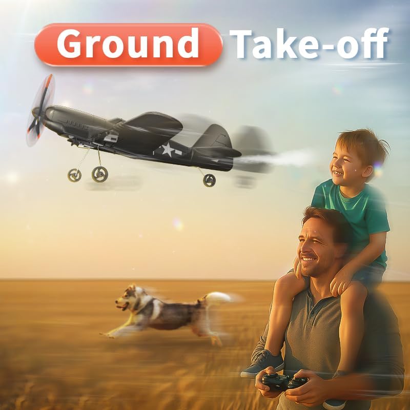 XOS Brushless Stunt RC Drone Plane Airplane Glider for Adults Remote Control Electric Aerobatic RTF Fighter Jet Aircraft with Colorful Light, EPP Hobby Airplane for Beginners Kids, Boys Gifts