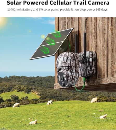 image for Oculview Cellular Trail Cameras 3rd- 4G LTE SIM Card, Support Unlimite