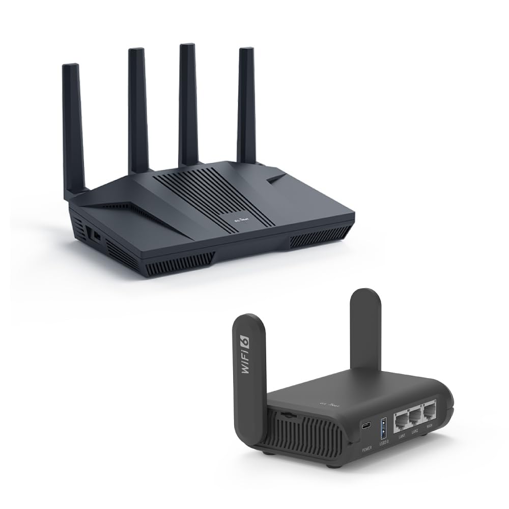 Amazon.com: GL.iNet GL-MT6000 (Flint 2) WiFi 6 Router & GL.iNet GL 