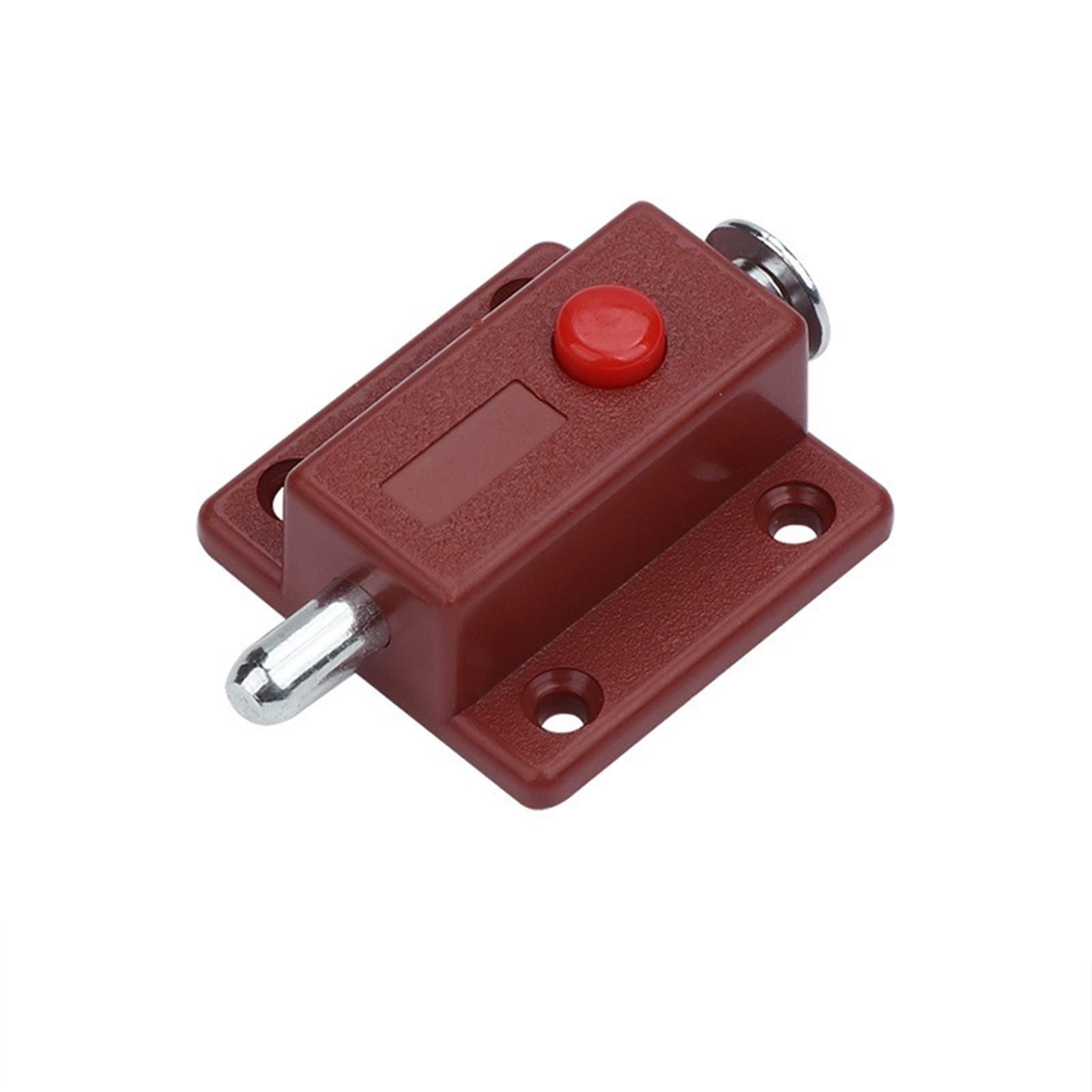 NVSFZGIYG Latch Lock Furniture Plastic Enclosure Push Button Control Automatic Butt Connection Bolt Home Security