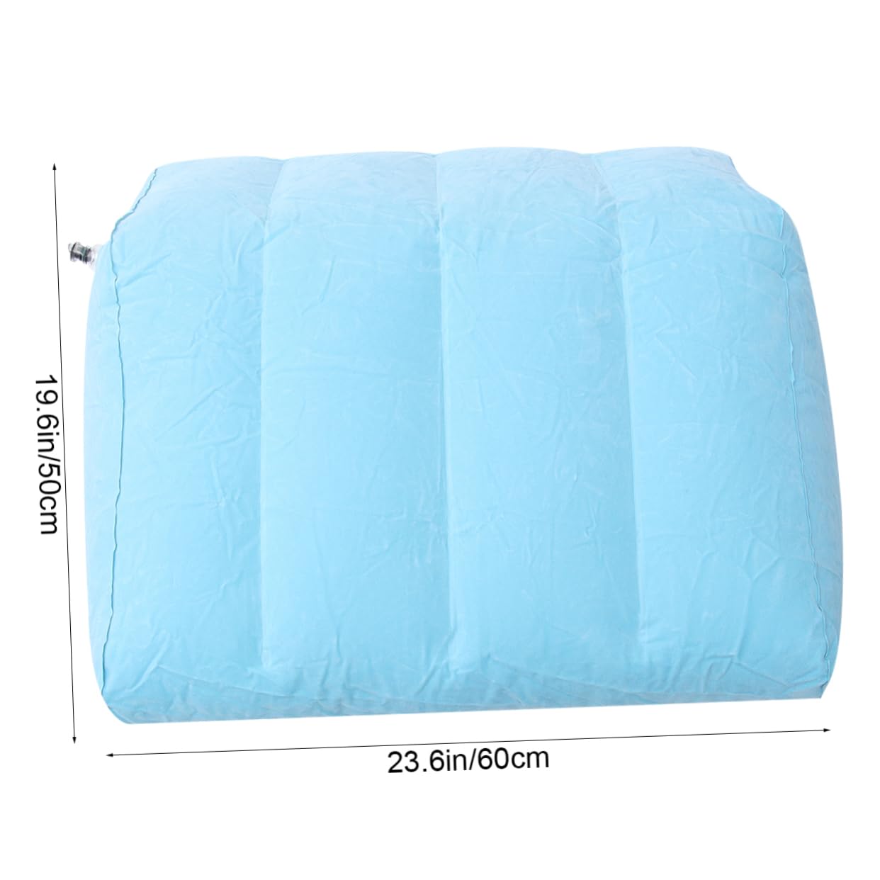 FRCOLOR Versatile Inflatable Pillow for Legs Portable Leg Pillow PVC Material Easy Cleaning Blue Raiser