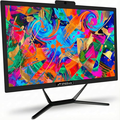 STGsivir All in One PC, Ordenador Todo en uno，Pantalla FHD de 21.5