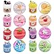Kinyoda Slime Set, Slime Fluffy Set mit 10 Stück,Schleim Kinder Party Geschenk, Duftend Putty Spielzeug,Cloud Schleim, Kinder Mini Fluffy Slime Kit mit Zubehör,Stressabbau Geschenk für Jungen Mädchen