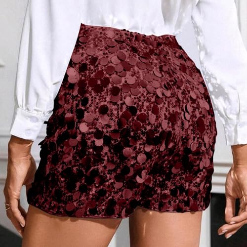 Short a paillette femme sequin brillant hot pants elastique