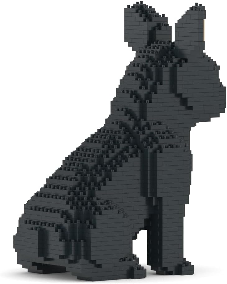 JEKCA French Bulldog 04S-M03 | Dog Plastic Building Blocks | Age 14+