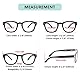 Eyekepper Lesebrille Professor Vintage Stil Federscharniere Arms Schwarz +1.75