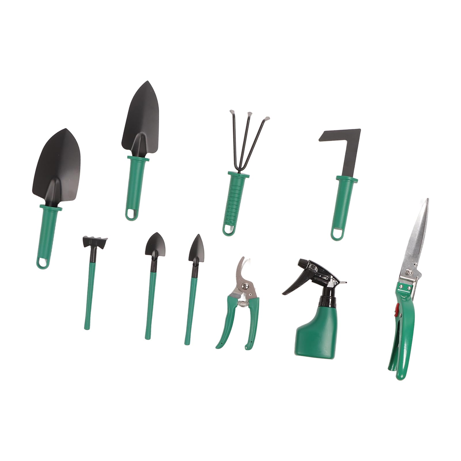 Herramientas De Jardinería De 10 Uds., Kit De Herramientas De Jardín De Diseño Ergonómico De Material Duradero Con Estuche Para Paisajismo Al Aire Libre En El Hogar