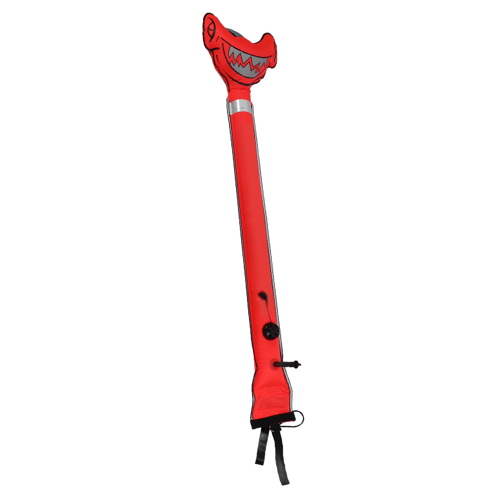 Generic Tubo di segnalazione subacquea gonfiabile a boa con marcatura superficiale ad alta visibilità per immersioni e snorkeling sicure 150 x 36,5 cm nylon