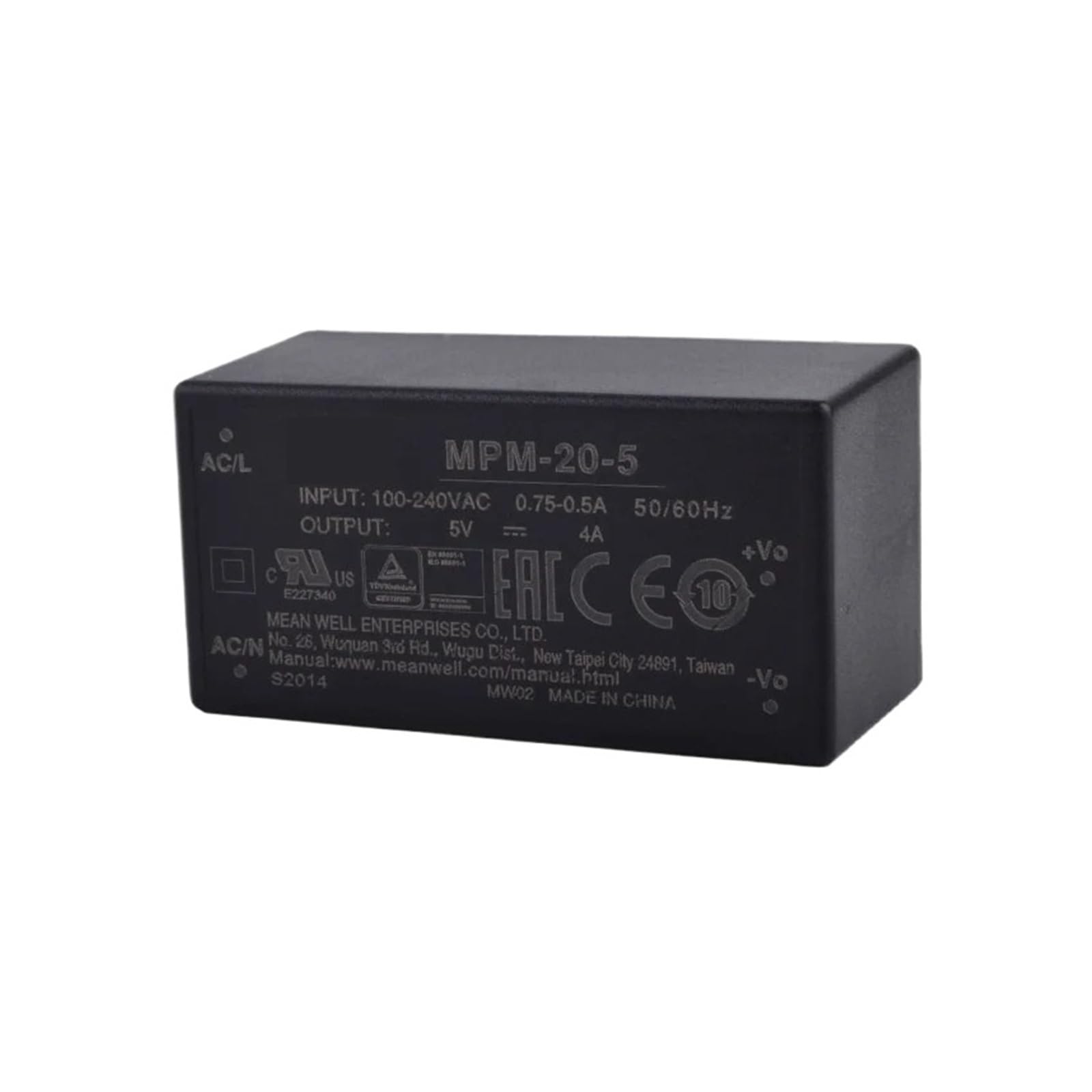 XDDQWSWA 20W Power Supply MPM-20-3.3V MPM-20-5V MPM-20-12V MPM-20-15V MPM-20-24V(MPM-20-3.3)