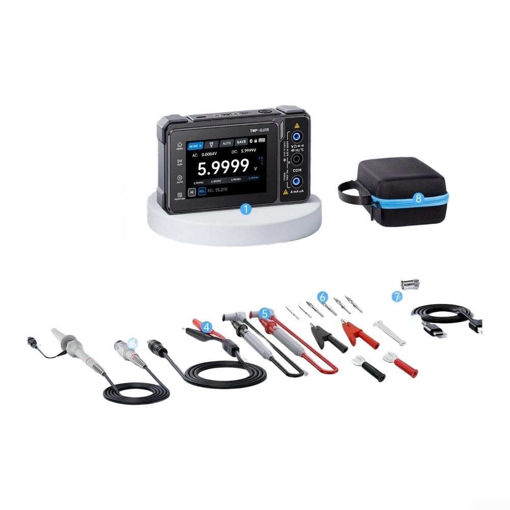 Oscilloscope Numérique Portable TMP-610S 3-en-1(TMP610S)