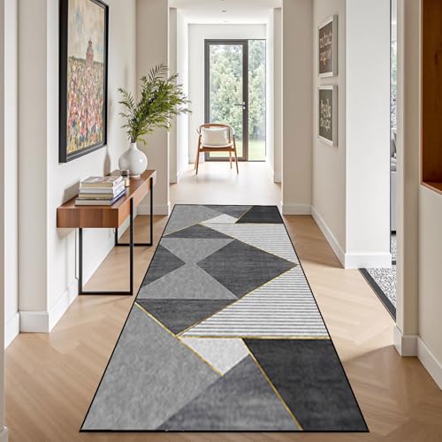 Alfombra lavable para pasillo que evita resbalones en la cocina y protege suelos modernos 2