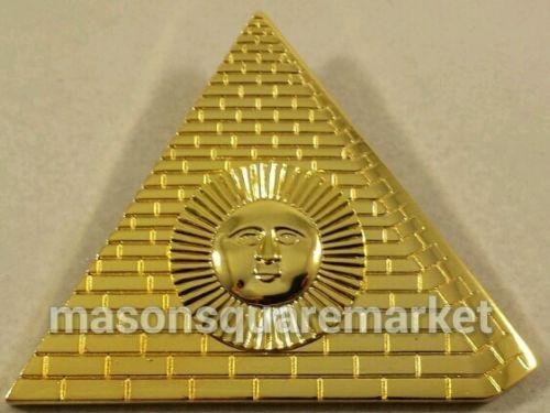 Mason Square MarketShriners Potentate Officer Collar Jewel in Gold Tone