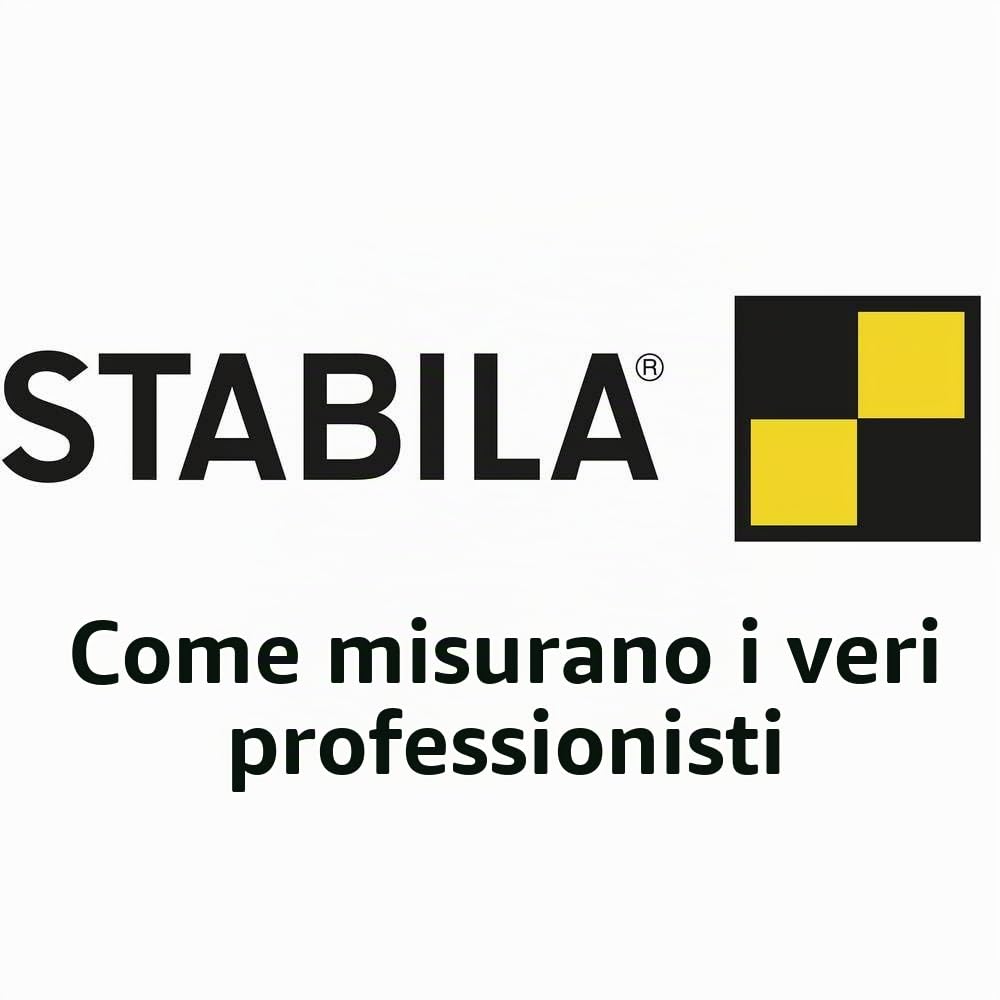 Stabila - Livella a bolla 80 ASM, 60 cm con sistema a magneti in terre rare, Multicolore